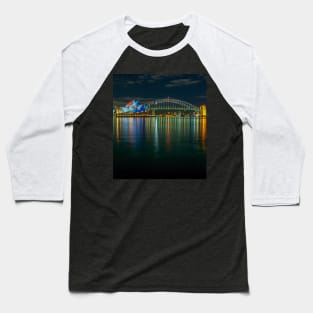 Beautiful Sydney Harbour at Night, Sydney, NSW, Australia Baseball T-Shirt